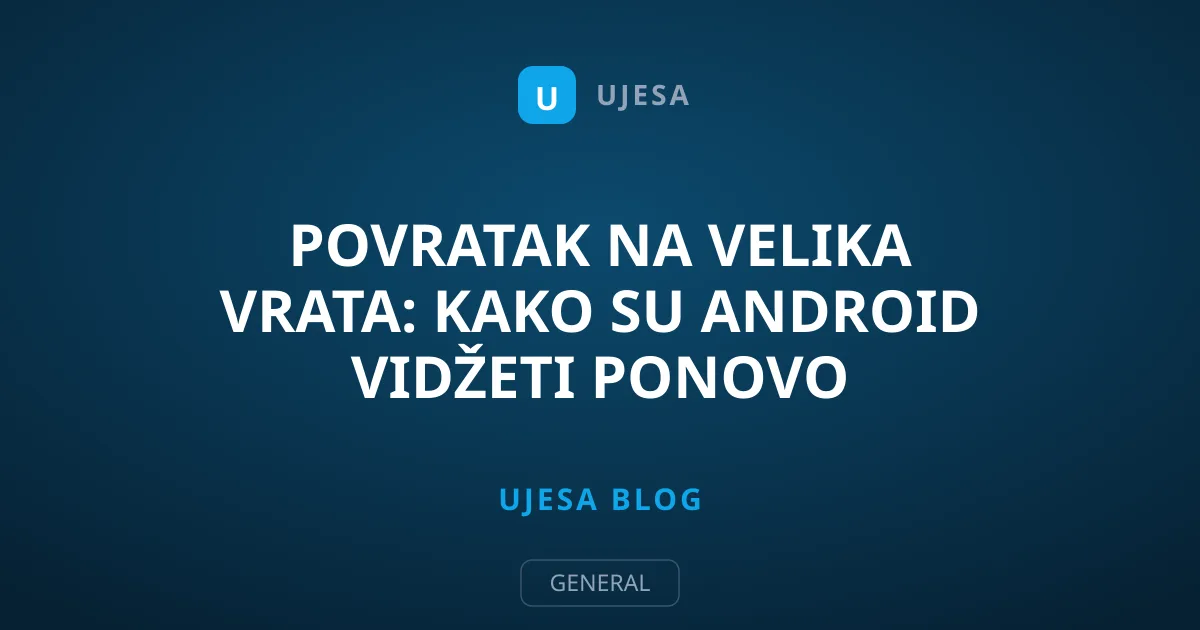 Povratak na velika vrata: Kako su Android vidžeti ponovo osvojili početni ekran