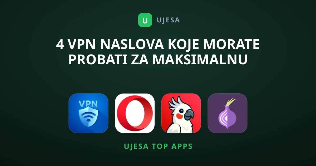 4 VPN Naslova Koje Morate Probati za Maksimalnu Privatnost