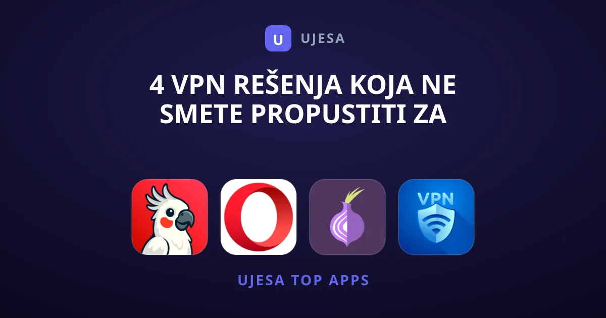 4 VPN Rešenja Koja Ne Smete Propustiti za Bezbjedan Rad